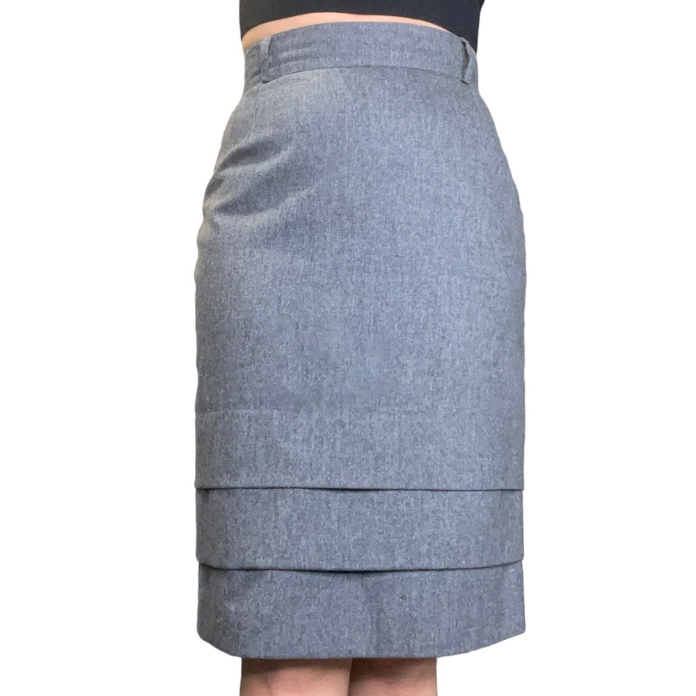 Escada Wool and Cashmere Blend Skirt